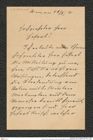 Nachlass Franz Steindachner, Brief von Emil Doljan an Franz Steindachner (26.10.1895), Inv.Nr. 114.01, Seite 1